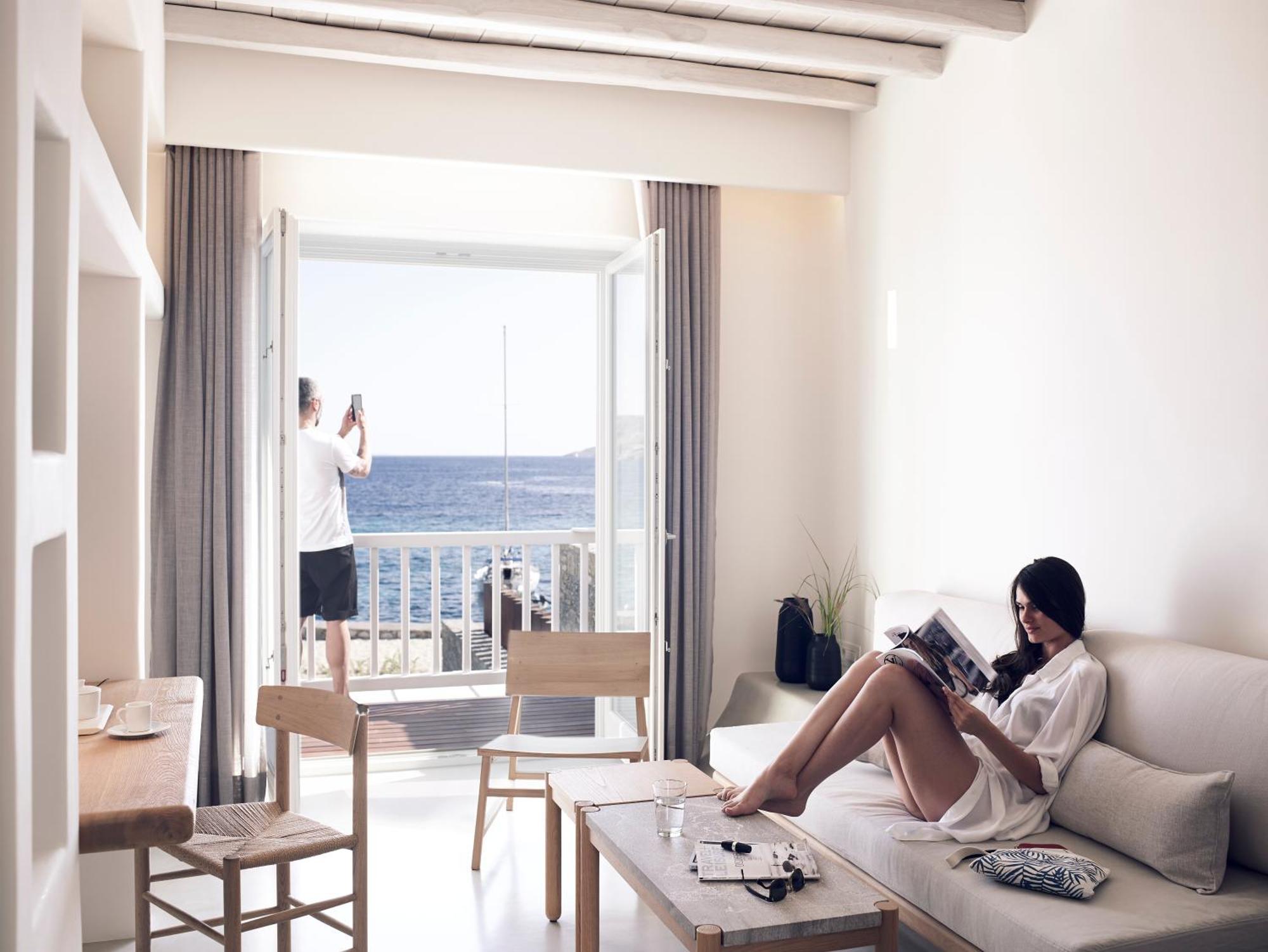 The Coast Bill&Coo-The Leading Hotels Of The World (Adults Only) Agios Ioannis Diakoftis Zimmer foto