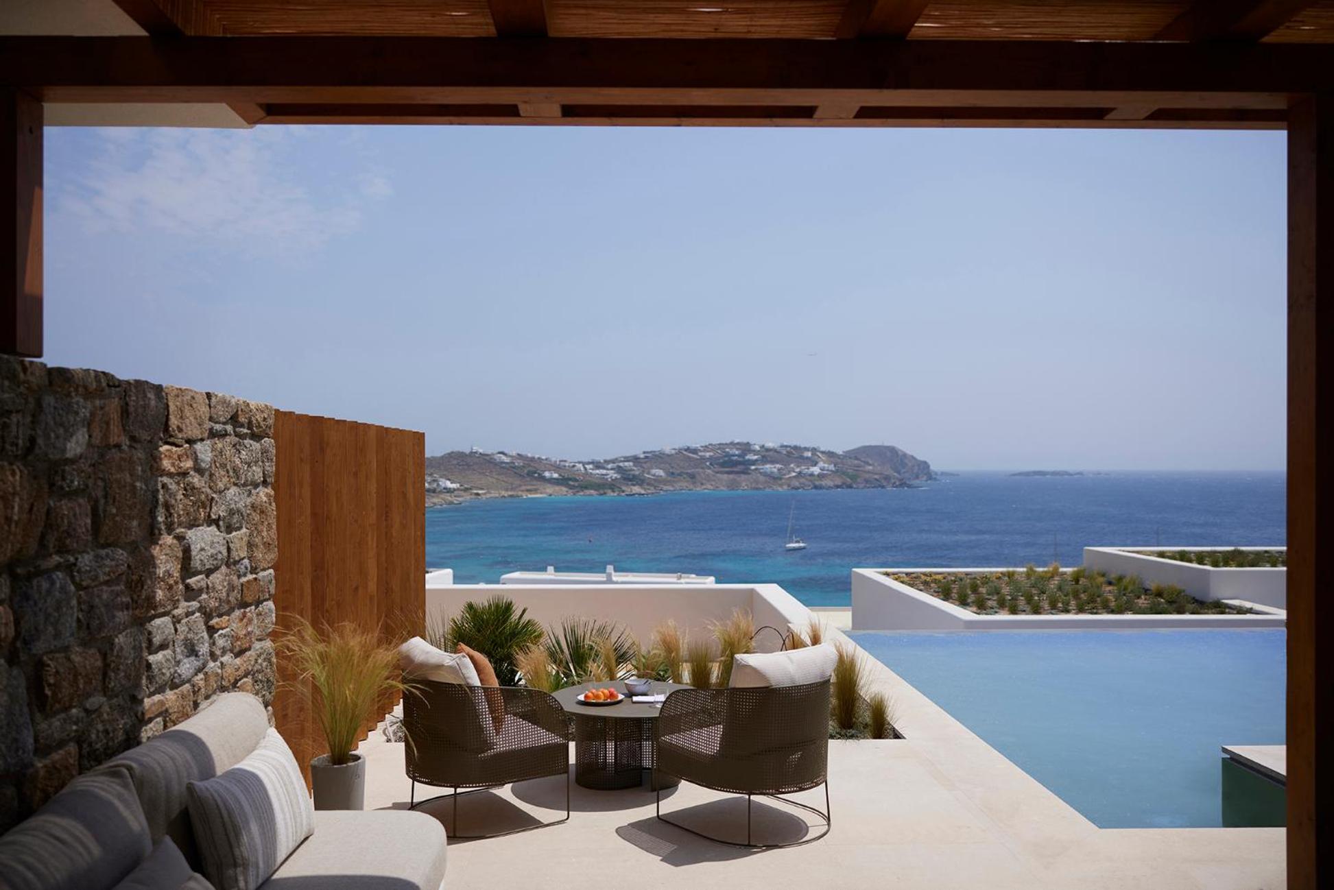 The Coast Bill&Coo-The Leading Hotels Of The World (Adults Only) Agios Ioannis Diakoftis Zimmer foto
